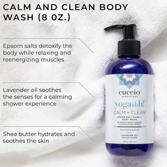 NEW SEALED Cuccio yogahhh! Calm+Clean Hand + Body wash - Picture 2 of 13